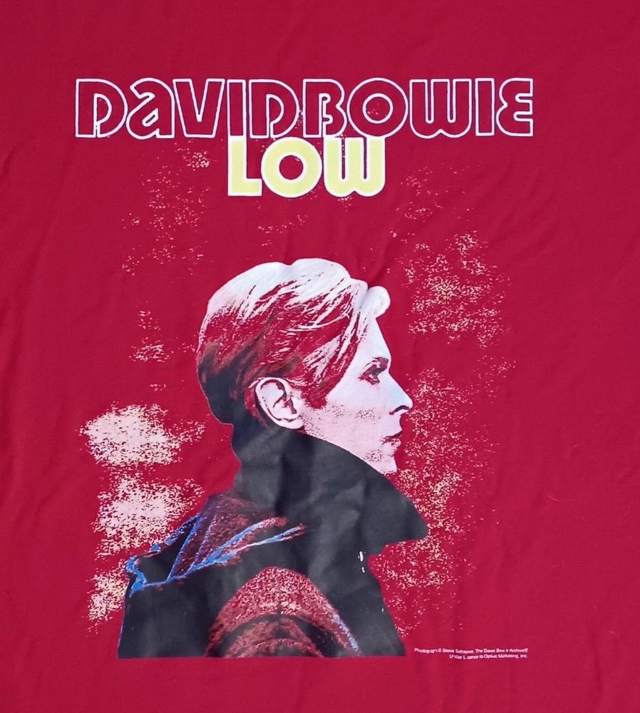 David Bowie Low t shirt NEW album cover classic guitar rock