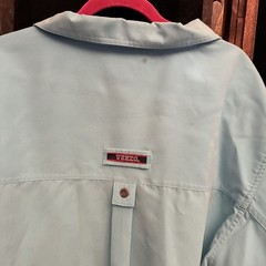 Vintage Veezo Streetwear Hip Hop Y2K Baby Blue Baggy Shirt & Pants Outfit SZ XL