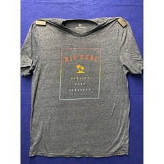 Surf Mens Rip Curl Graphic T-Shirt L Blue
