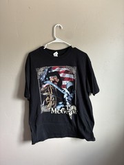 2010 Tim McGraw Southern Voice Tour Black Double-Sided Graphic Tee XL Cotton