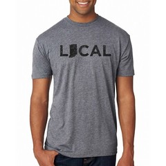 Indiana Local – USA State Pride Canvas Triblend T Shirt – Premium Heather