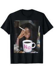 Distressed Doll Face Meme T-Shirt | Casual Loose Fit, Crew Neck, Slight Stretch