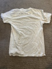 Of Mice And Men T-shirt Size Medium Band Music Seashell Tour White Indie