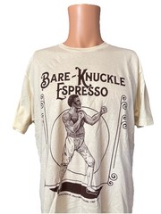 NEW Bare-Knuckle Espresso Tom Molineaux Heavyweight Boxer Shirt Size Medium