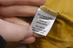 Free Planet Shirt Mens 4X Yellow Henley Organic Cotton Pocket Sustainable