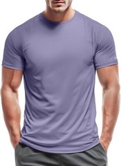 Men’s Moisture Wicking Quick Dry Lightweight Crewneck Workout T-Shirt for Gym