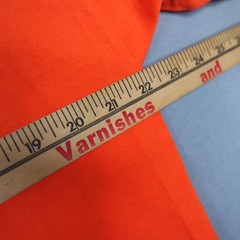 VTG Bayside T-Shirt XL Orange Blank Heavy Weight 100% Cotton Short Sleeve USA