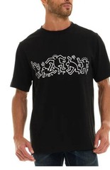 Keith Haring Graphic Tee Shirt Mens Large Black Cotton NWT