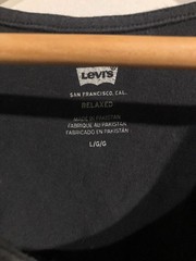 Levi’s Mens L Black Relaxed California Bear Graphic Tank Top