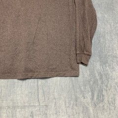Carhartt Shirt Mens Large Gray Ribbed Knit Graphic Logo Loose Fit Heavyweight
