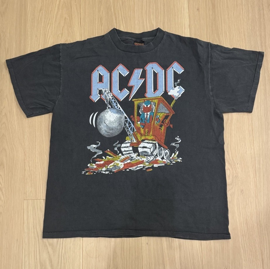 ACDC Vintage 1994 Ball Breaker World Tour Graphic Band T-shirt