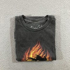Doja Cat Shirt Mens Medium Black Planet Her Tour Tee Rap Hip Hop Graphic Flame