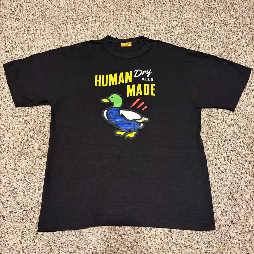 Human Made Season 29 Dry Alls Duck T-Shirt Black Size XL Pharrell Nigo Bape