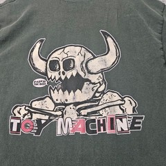 Independent Toy Machine T Shirt Green Short Sleeve Mens Small Faded Distresed