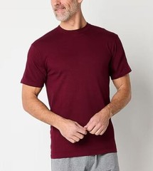 Stafford 3-Pack Men’s 100% Cotton Heavy Weight Crew-Neck T-Shirt Assorted Colors