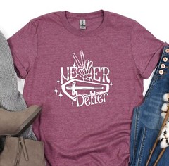 Never Better Shirt, Skeleton Tee, Gift Hoodie, Oversize T-Shirt, Positive Vibes