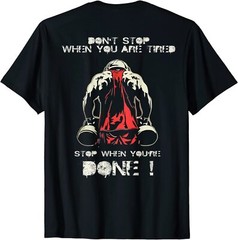NEW LIMITED Gym Quotes Back Fitness Bodybuilding Squat Tees T-Shirt