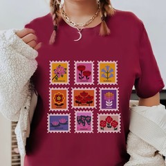 Postage Stamps Comfort Tee Postal Stamp Collector Mail Hobby