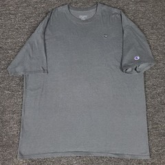 Champion Shirt Mens 3XL Gray Active Gym Running Embroidered Logo Crew Neck Tee