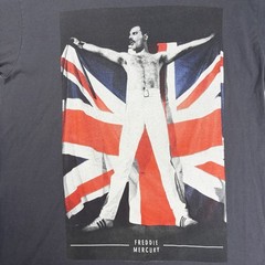 Freddie Mercury Queen T Shirt Mens L Union Jack Graphic Band Tee