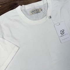 Collars & Co Mens Size Large Maranello Mid-Weight Cotton & Silk Tee White NEW