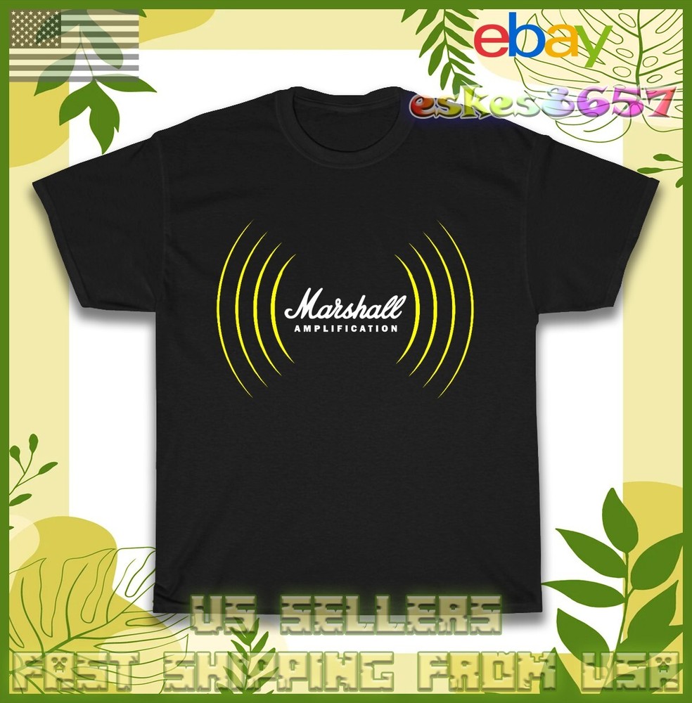 Marshall Amplification Logo Men’s T-Shirt American Style T Shirt