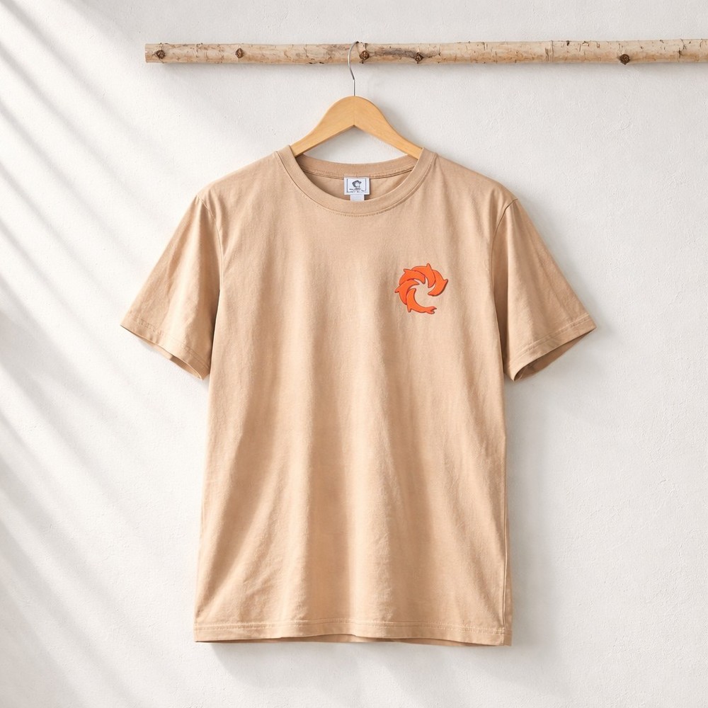 WRV Wave Riding Vehicles T-shirt Men 3XL Beige Short Sleeve Surfboard Theme NWOT