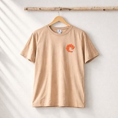 WRV Wave Riding Vehicles T-shirt Men 3XL Beige Short Sleeve Surfboard Theme NWOT