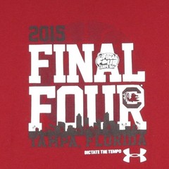 University of South Carolina Final Four Basketball Shirt Men 2XL Gamecocks Tampa