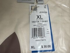 ADIDAS Men’s Adicolor Trefoil T-Shirt -Wonder White – $30 MSRP – X-LARGE ***NEW