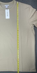 Calvin Klein Men’s Lot of 2 Size LARGE Black & Tan Waffle Tees NWT
