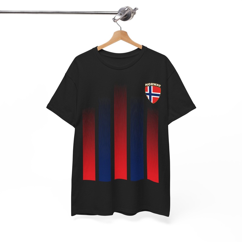 Norway Soccer T-Shirt, Norwegian Flag Soccer 2026 Jersey Style Shirt
