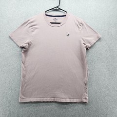 Hollister Shirt Mens Large Pink Short Sleeve Must-Have Collection Casual Tee