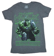 Hulk Adult New T-Shirt – Planet Hulk Gladiator Academy Battle Ready Incredible