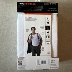 Pair of Thieves Men’s Classic White Soft Tee T Shirt 2 Pack Size L Large NEW