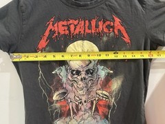 Metallica Graphic T-shirt Black 2010 Women’s Medium Fits Like A Small Skull