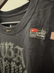 New York Knicks Nike 2026 NBA Champions Locker Room On Court Rhinestone T-Shirt