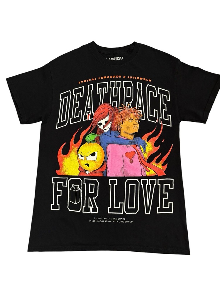 Lyrical Lemonade Deathrace for Love TOUR Juice Wrld T Shirt Size Medium