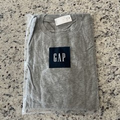 GAP The Essential Crew Men’s Long Sleeve Crew Neck T-Shirt Lot 2 S Gray