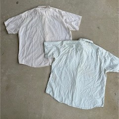 True Vintage Levis & Misc Button Up Shirts Lot of 7 DEFECTS STAINS SOLD AS IS