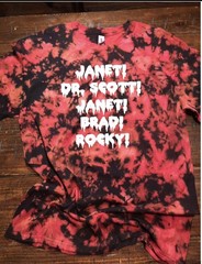 Rocky Horror Picture Show Tiedyed Tshirt ~ Made To Order One Of A Kknd