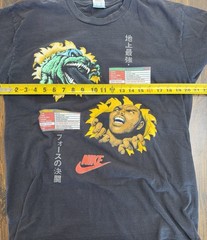 Nike Air Godzilla World Tour ’92 Double-Sided Graphic Tee Men’s XL Black