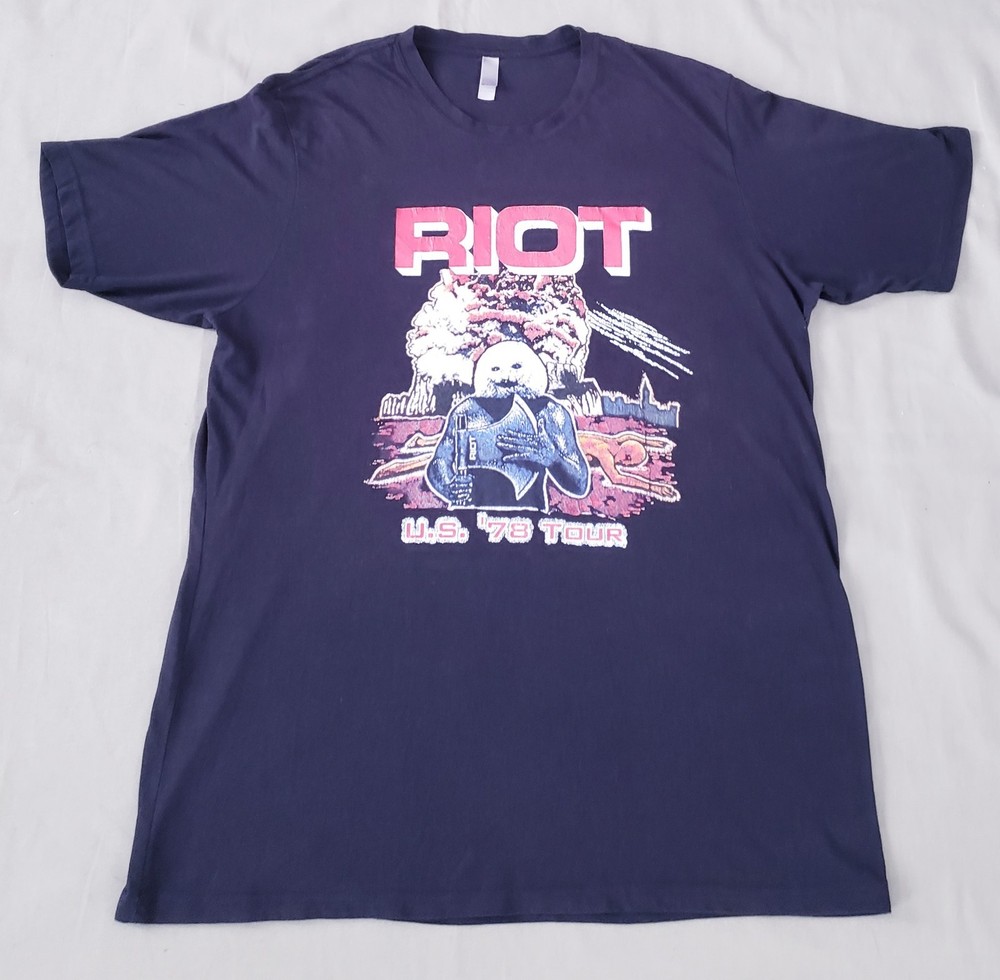 Riot vintage 1978 USA Tour t-shirt XXL