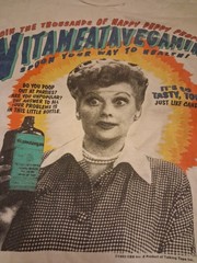 VTG I Love Lucy Vitameatavegamin 1992 CBS Promo T Shirt Sz M Single Stitch RARE*