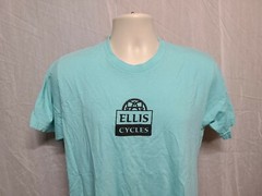Ellis Cycles Strada Fango Adult Medium Cyan TShirt