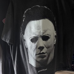 Primitive X Halloween Mask T-Shirt Michael Myers Black/white glow in the dark