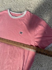 Levis shirt adult medium pink short sleeve crewneck casual outdoor mens a236****