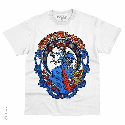 GRATEFUL DEAD-VINTAGE BERTHA-WHITE TSHIRT S-M-L-XL-XXL-3X-4X-5X Garcia