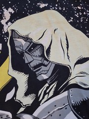 Dr Doom vs Thanos AOP Marvel Shirt XL Rare Chronic Images 2025 All Over Print