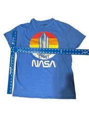 NASA Rocket Space T-Shirt Short Sleeve Size Adult Medium Soft Comfortable Shirt